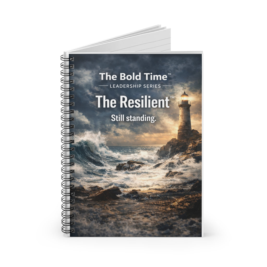 The Resilient Signature Trait Journal for grit and mastering the pivot, exploring resilience duality in leadership development through premium hardcopy journaling.