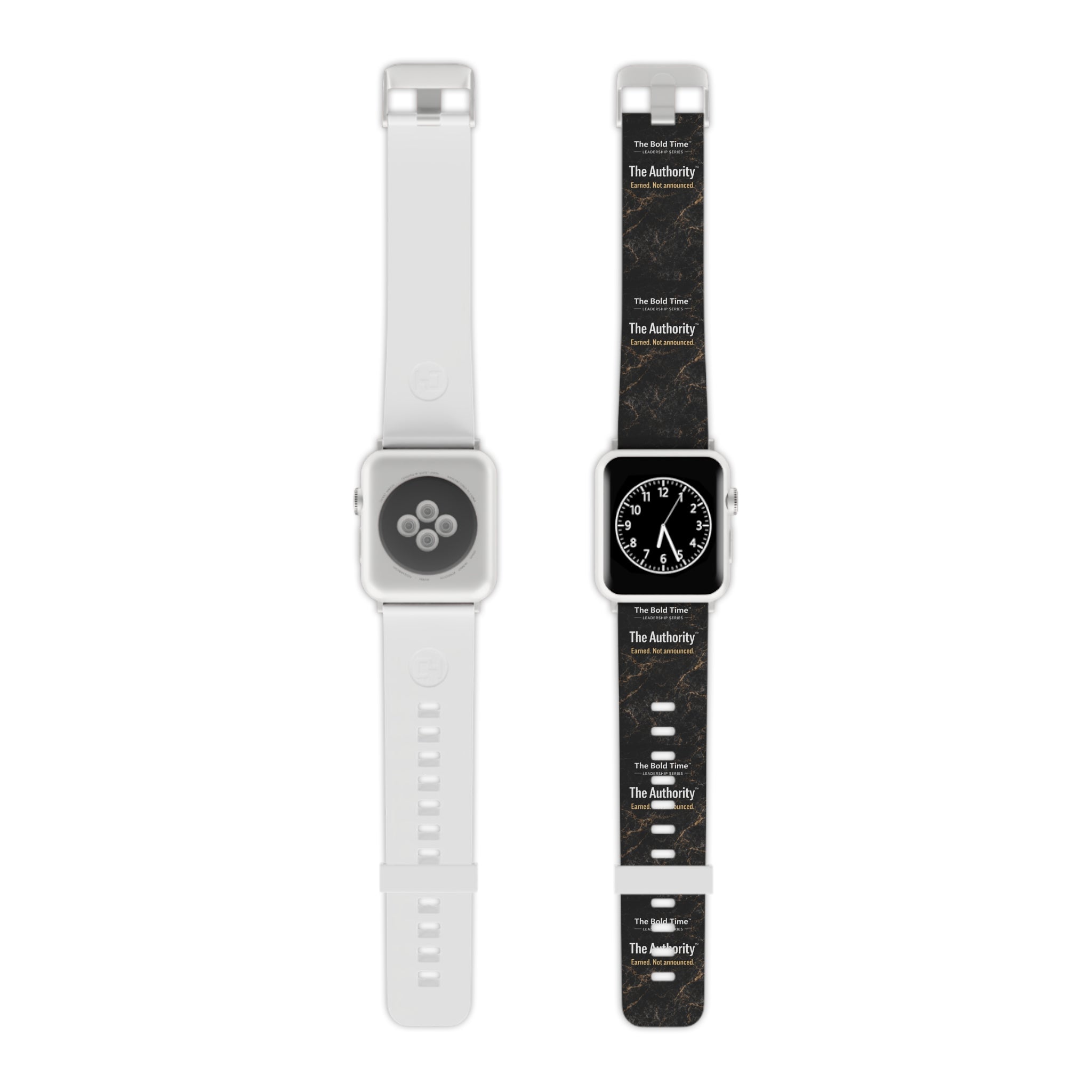 Authority: Authority: Bold Time™ Apple Watch Band - The Authority. A sleek, professional leadership accessory designed for commanding presence and influential leadership.`