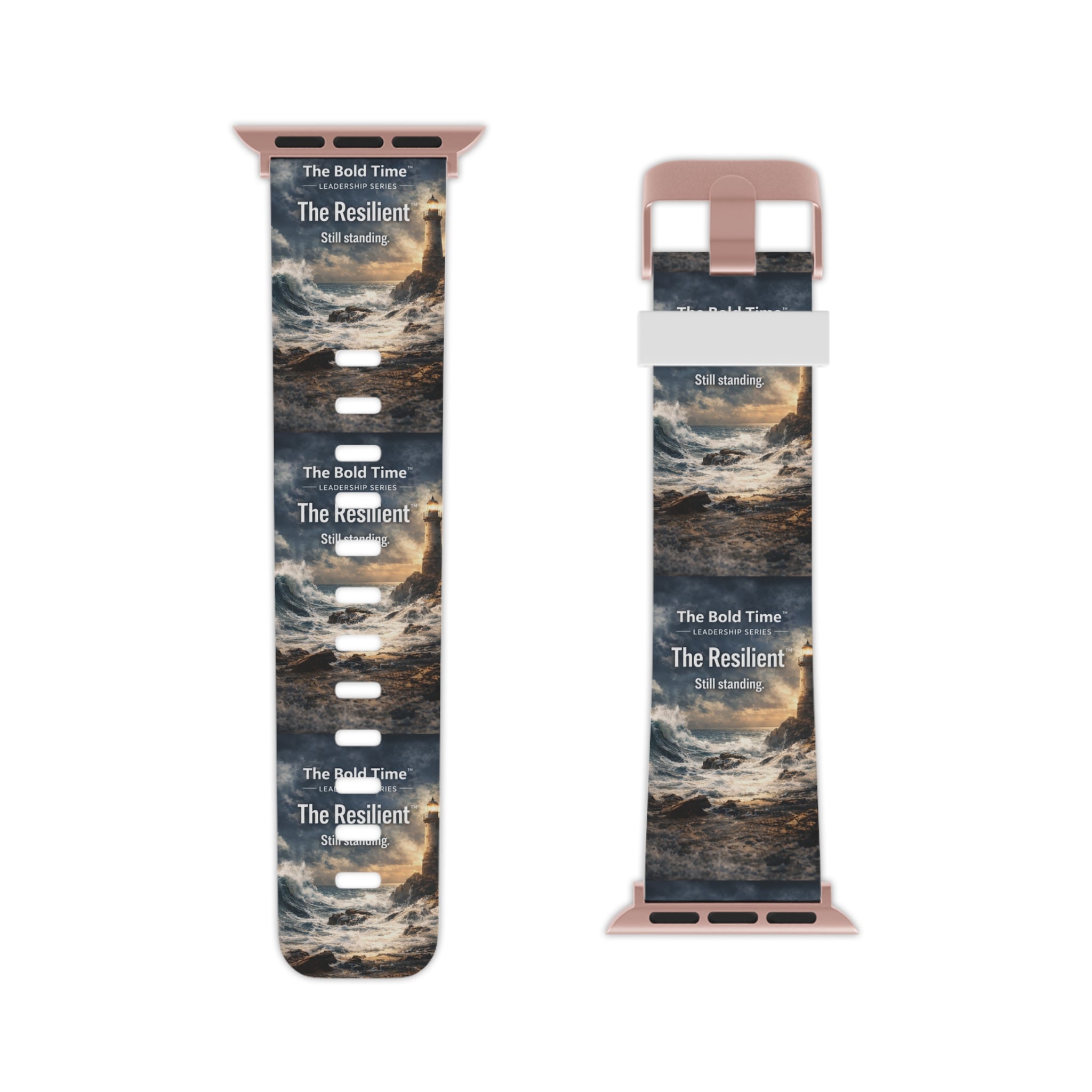 Resilient: Resilient: Bold Time™ Apple Watch Band - The Resilient. A durable, high-performance strap for leaders who navigate change with strength and persistence.
