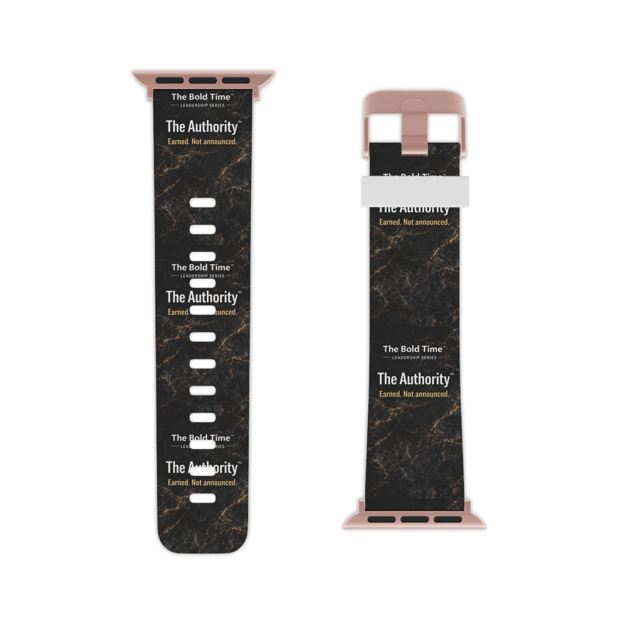 Authority: Authority: Bold Time™ Apple Watch Band - The Authority. A sleek, professional leadership accessory designed for commanding presence and influential leadership.`