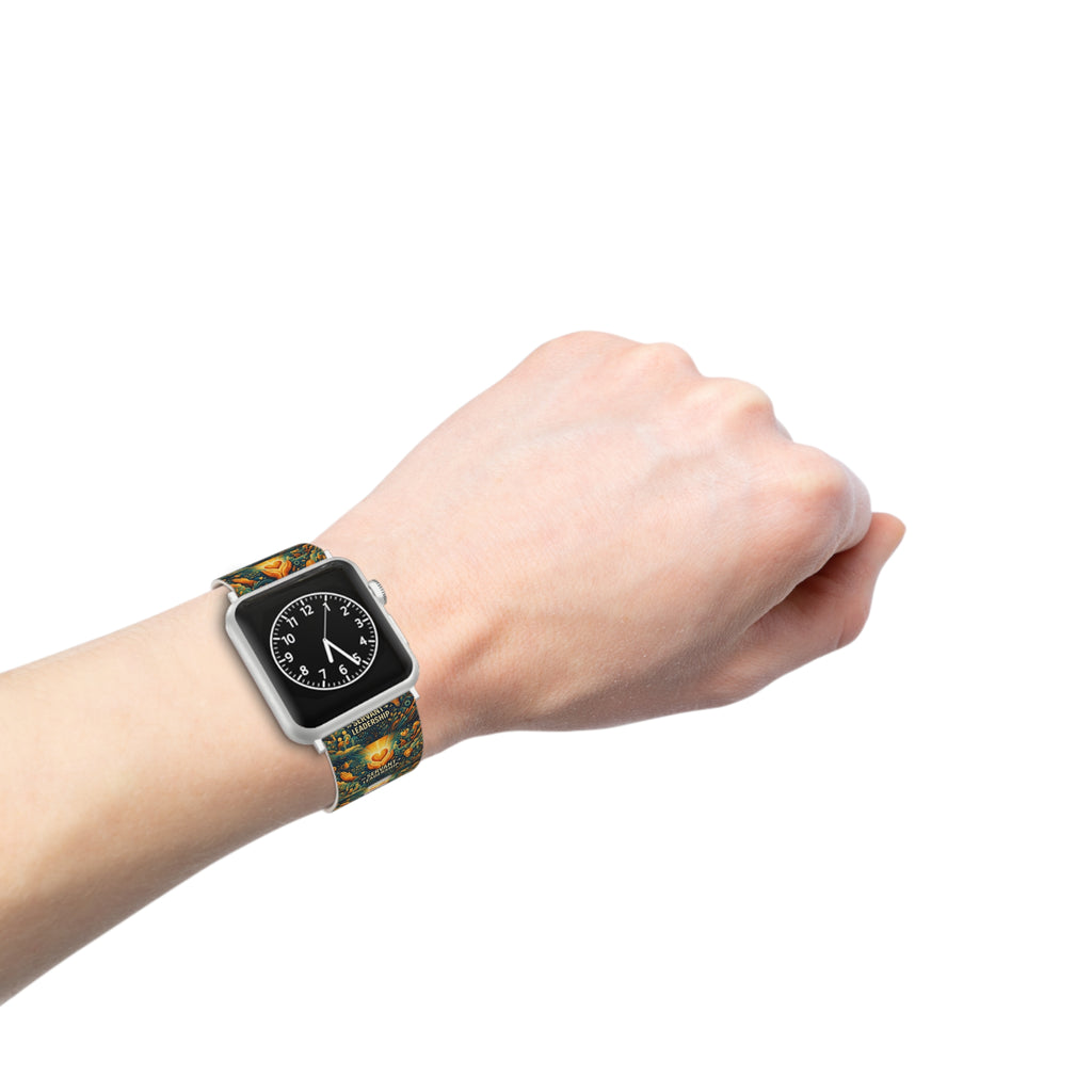 Servant: Servant: Bold Time™ Apple Watch Band - The Servant. A refined accessory honoring servant leadership, humility, and a commitment to empowering others.`