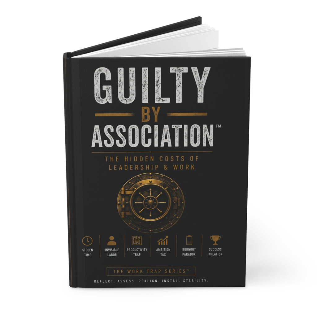 Book titled 'Guilty by Association' on a white background