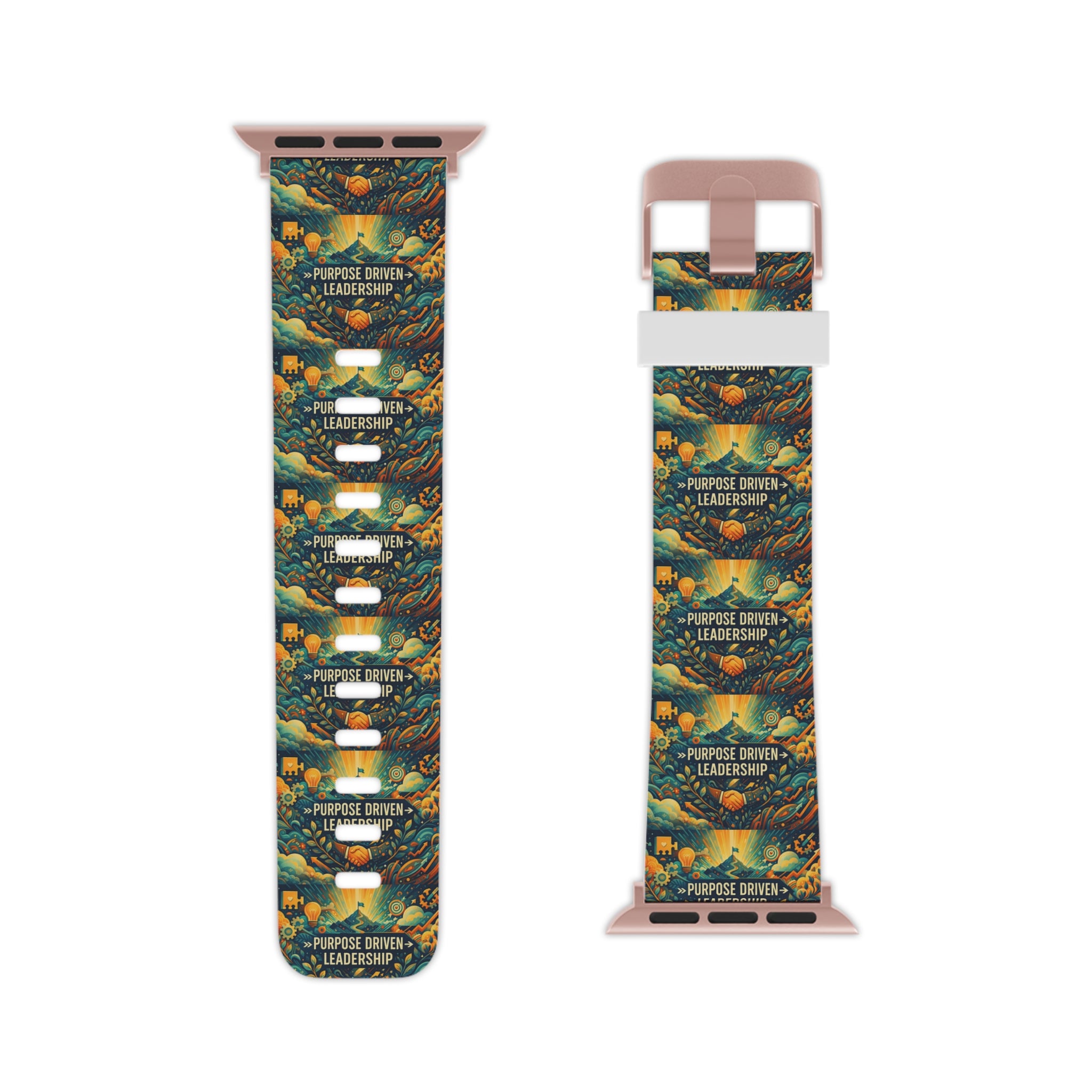 Purpose Driven: Purpose Driven: Bold Time™ Apple Watch Band - The Purpose Driven. A mission-aligned watch strap for leaders who lead with intentionality, clarity, and conviction.`