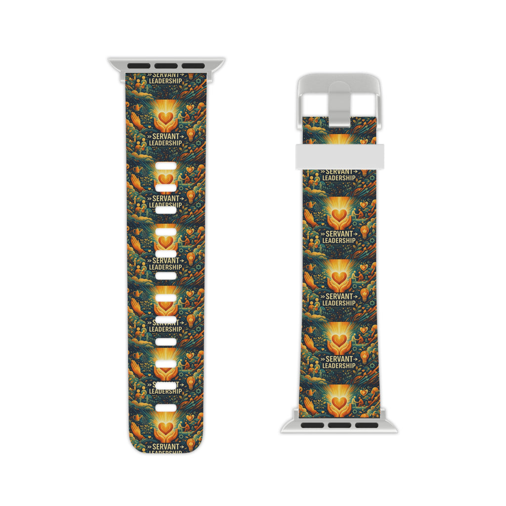 Servant: Servant: Bold Time™ Apple Watch Band - The Servant. A refined accessory honoring servant leadership, humility, and a commitment to empowering others.`