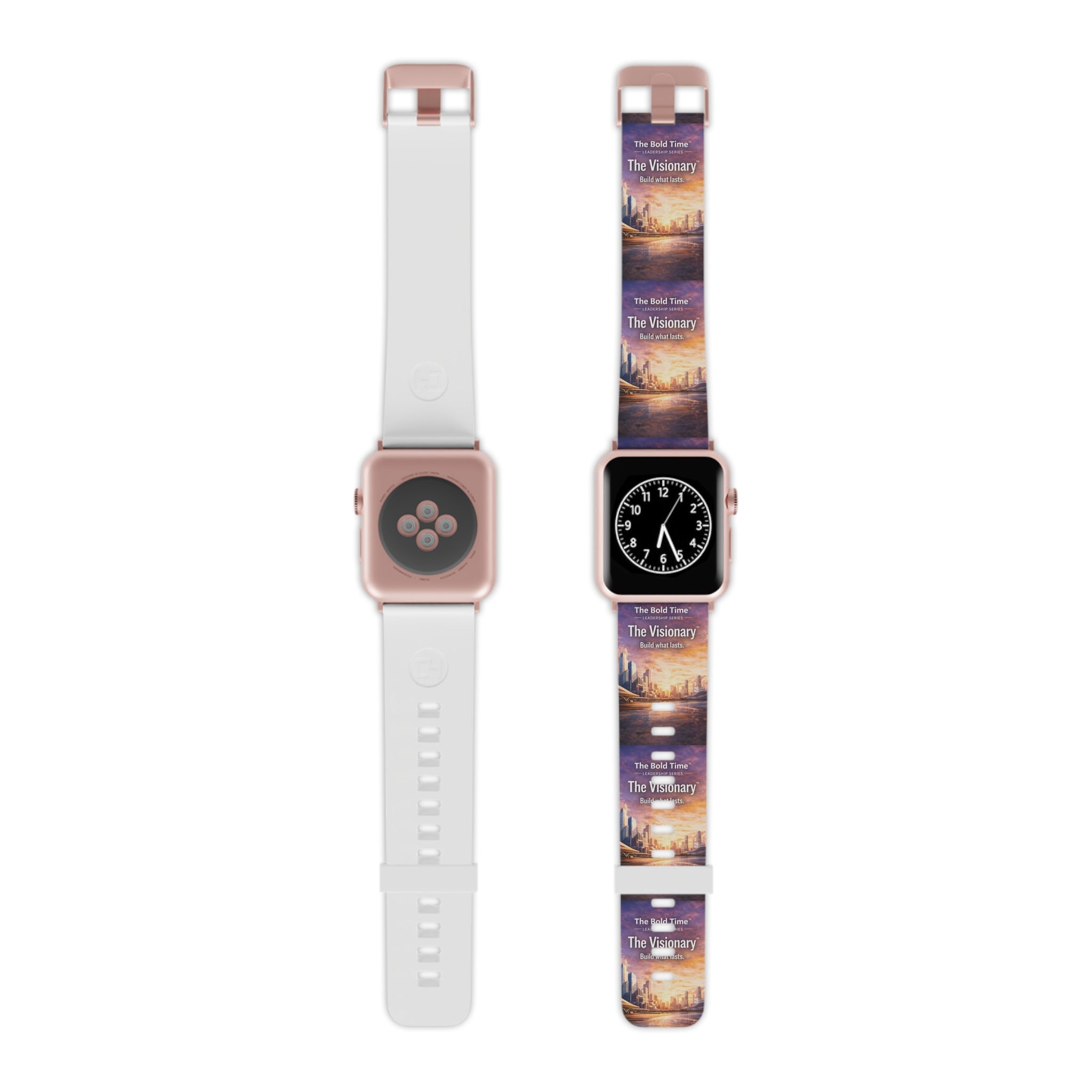 Visionary: Visionary: Bold Time™ Apple Watch Band - The Visionary. An inspiring, forward-thinking watch band for innovative leaders shaping the future of their teams.