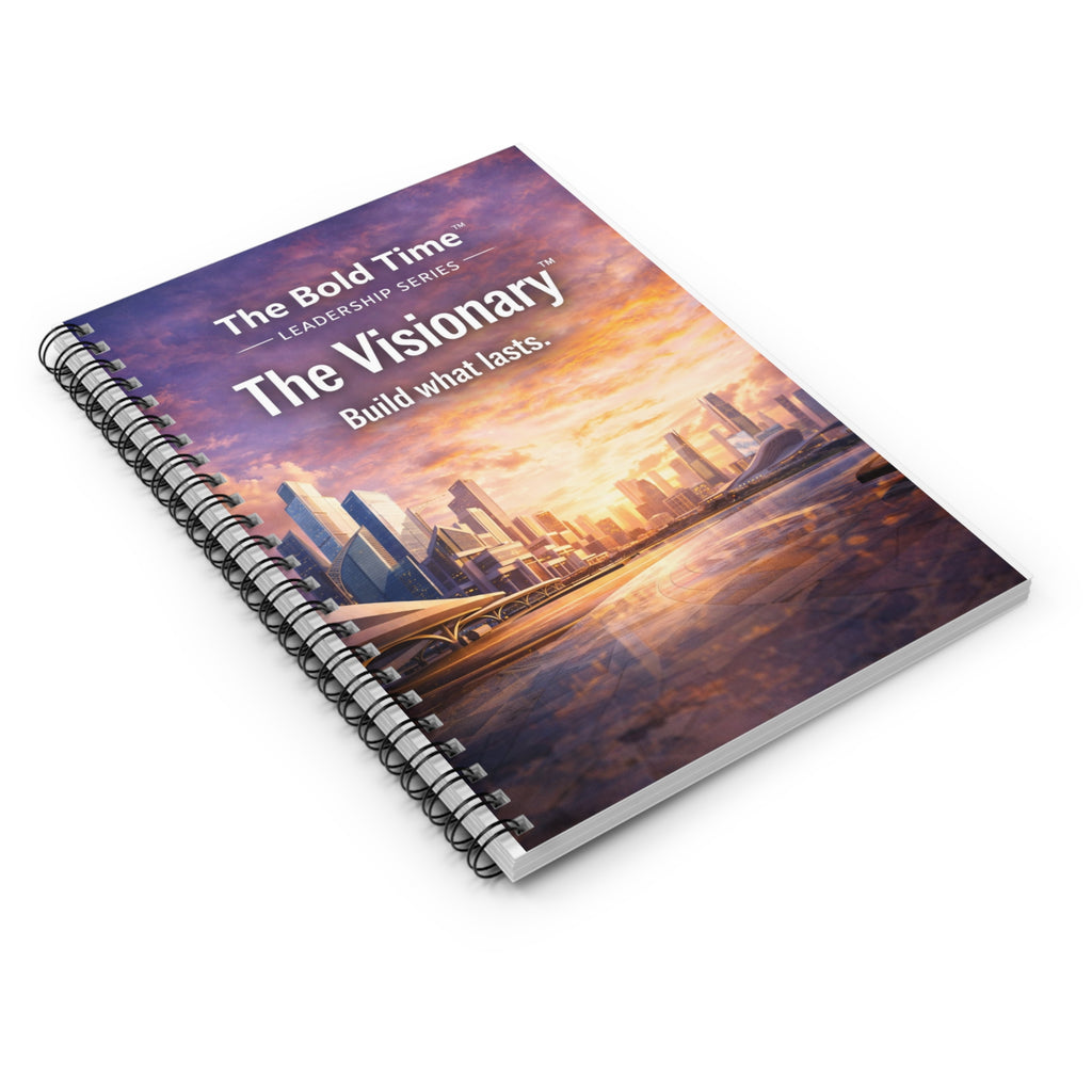 The Visionary hardcopy journal for innovative leaders and disruptors, designed for future-casting and bold leadership growth by Bold Leadership Path.
