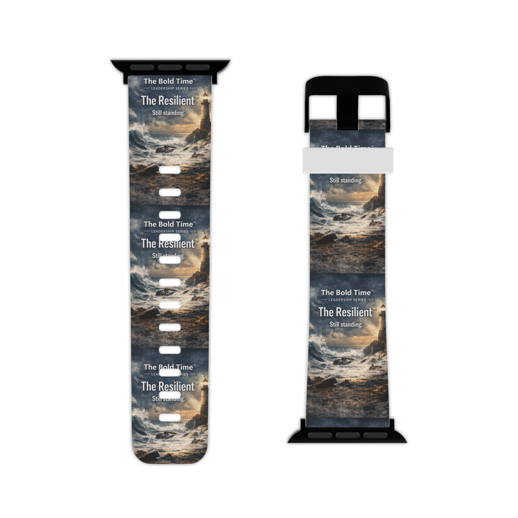 Resilient: Resilient: Bold Time™ Apple Watch Band - The Resilient. A durable, high-performance strap for leaders who navigate change with strength and persistence.