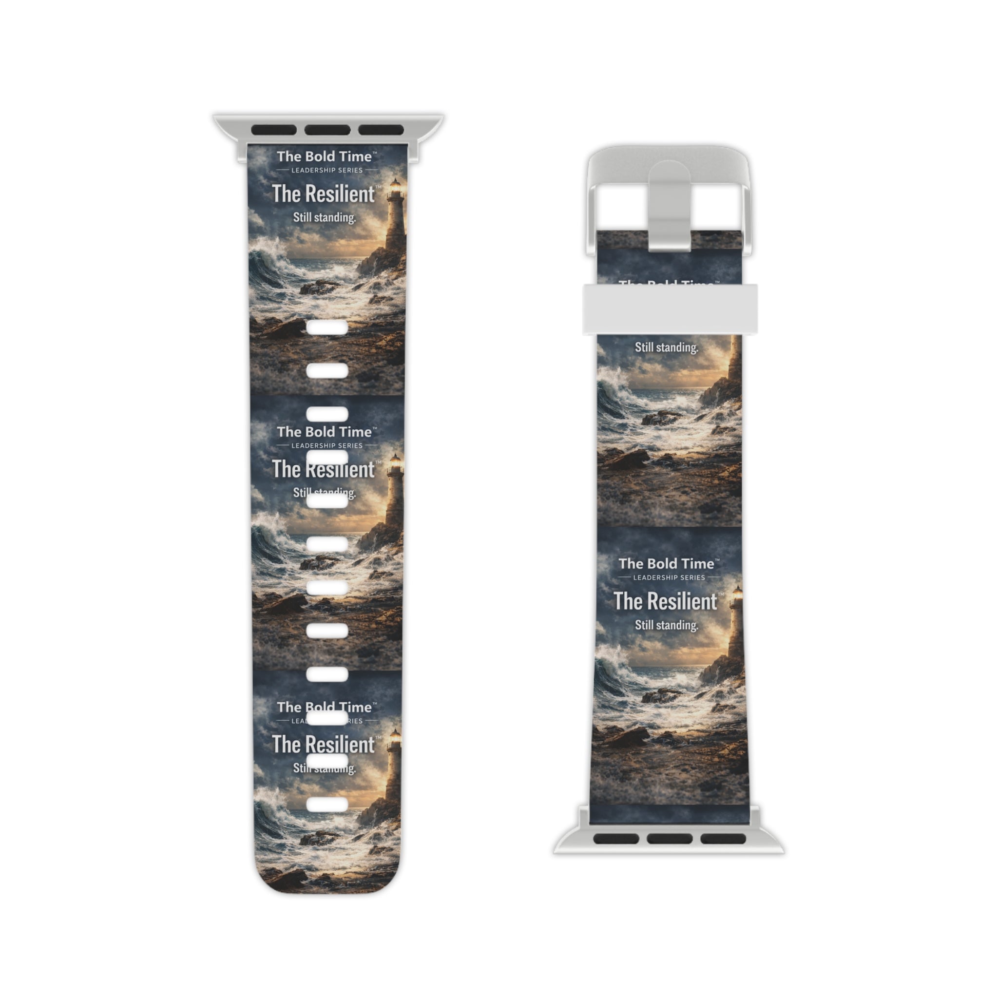 Resilient: Resilient: Bold Time™ Apple Watch Band - The Resilient. A durable, high-performance strap for leaders who navigate change with strength and persistence.