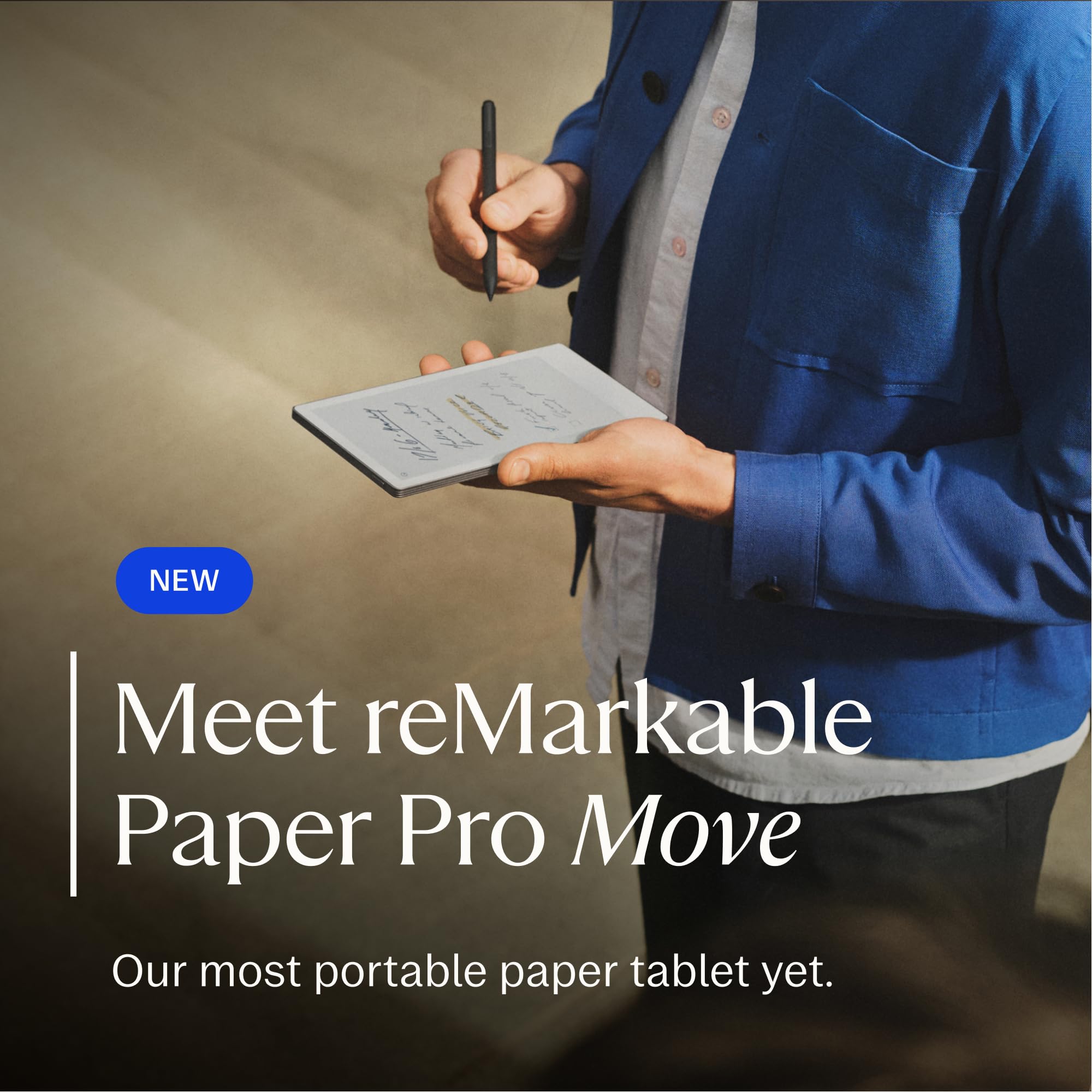  A reMarkable Paper Pro digital tablet displaying a "Stability Quotient" leadership dashboard with metrics for Emotional Control and Decision Clarity, positioned next to a sleek black stylus on a dark desk. Includes Bold Leadership Path logo.