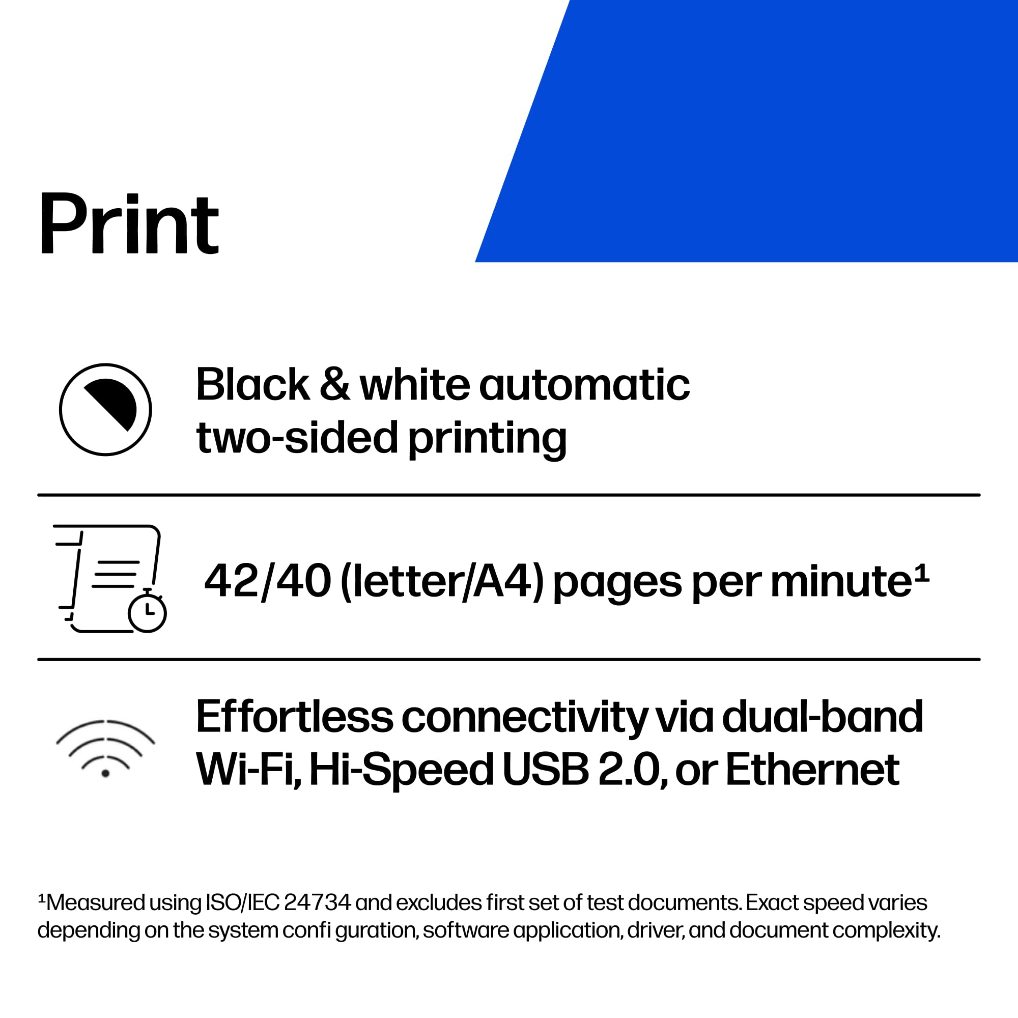  The HP LaserJet Enterprise 6000 Series printer in a modern office setting, symbolizing secure AI digitization and business compliance.
