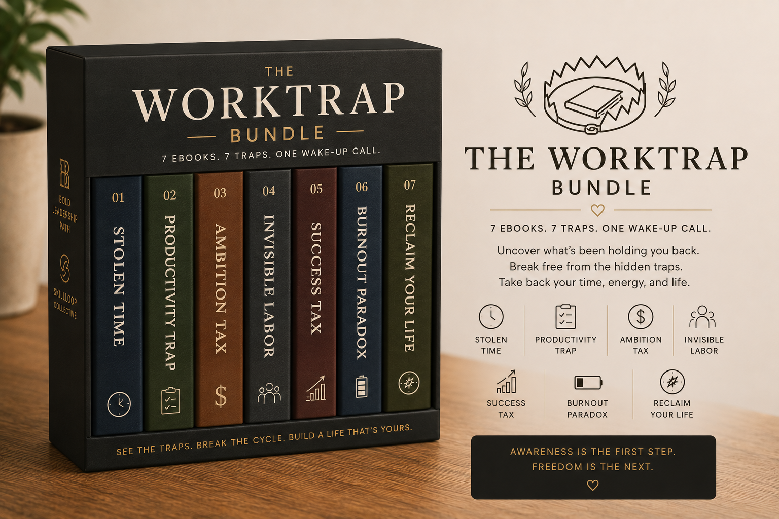 Worktrap Bundle packaging of ebooks.