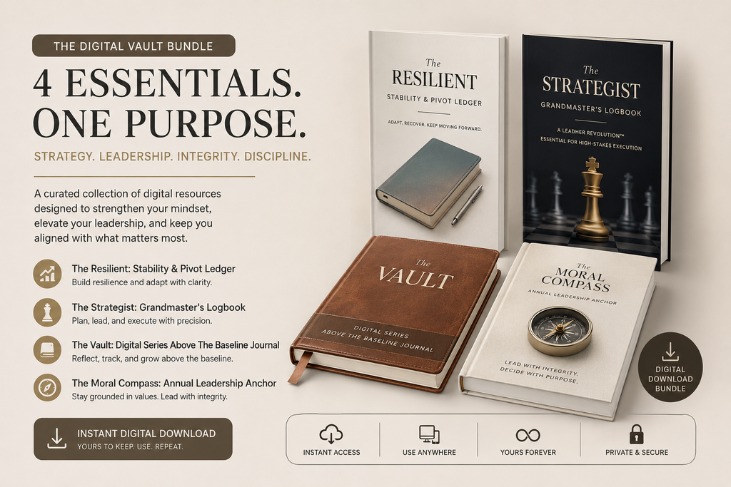 The Digital Vault Bundle™ brings together four leadership-centered digital resources.