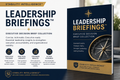 Book titled 'Leadership Briefings' by Stability Intelligence on a white background