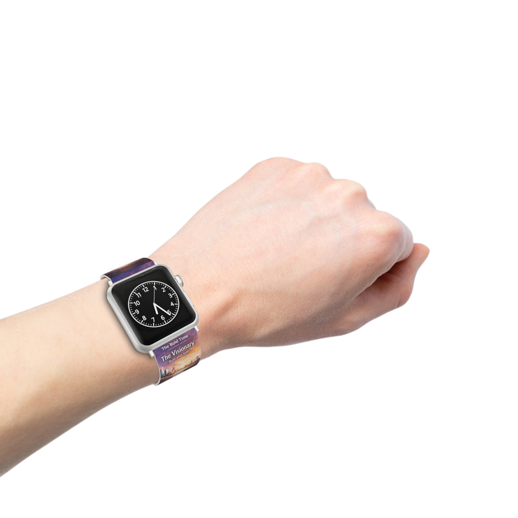 Visionary: Visionary: Bold Time™ Apple Watch Band - The Visionary. An inspiring, forward-thinking watch band for innovative leaders shaping the future of their teams.