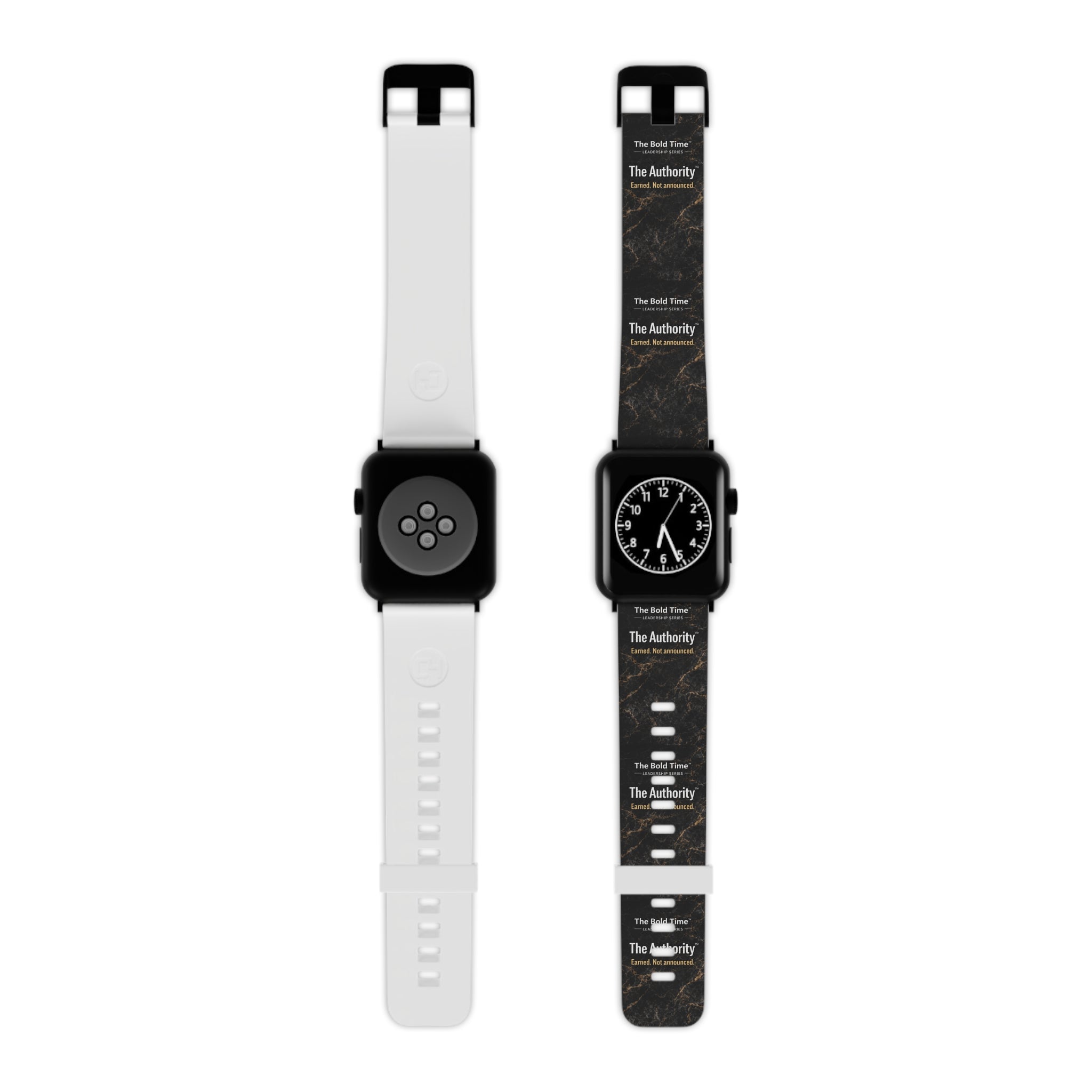 Authority: Authority: Bold Time™ Apple Watch Band - The Authority. A sleek, professional leadership accessory designed for commanding presence and influential leadership.`